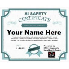 Free AI Safety Certification - Personal Level 1 (PNAICOS1)